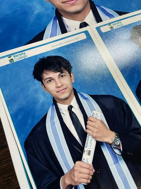 Jorryn Panjasuran at his 2025 graduation